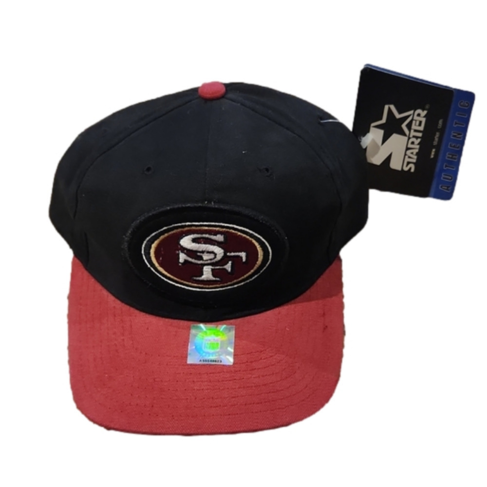 Starter 90s NFL ProLine Black & Red SF 49ers Hat